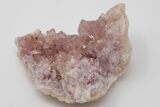 Beautiful, Pink Amethyst Geode Section - Argentina #195338-1